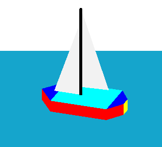 Yacht OpenGL model